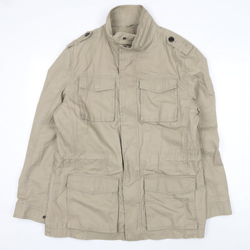 John Lewis Men's Beige Military Jacket L