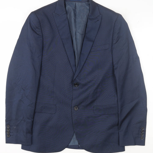 Next Men's Blue Slim Fit Blazer 40R