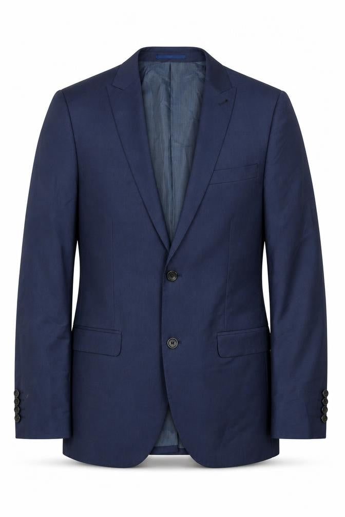 Front view of Next Men's Blue Slim Fit Blazer 40R