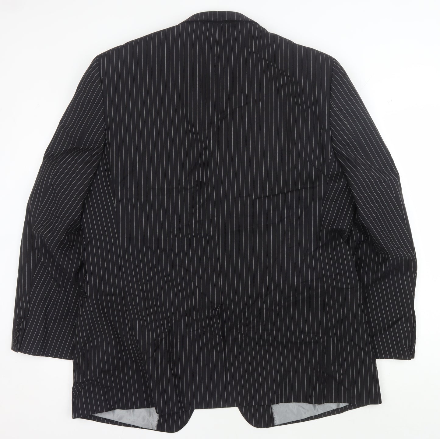 Charlton Gray Men's Black Striped Suit Jacket 46R