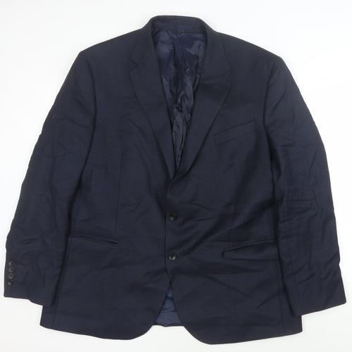 Marks and Spencer Men's Blue 46 Regular Suit Jacket