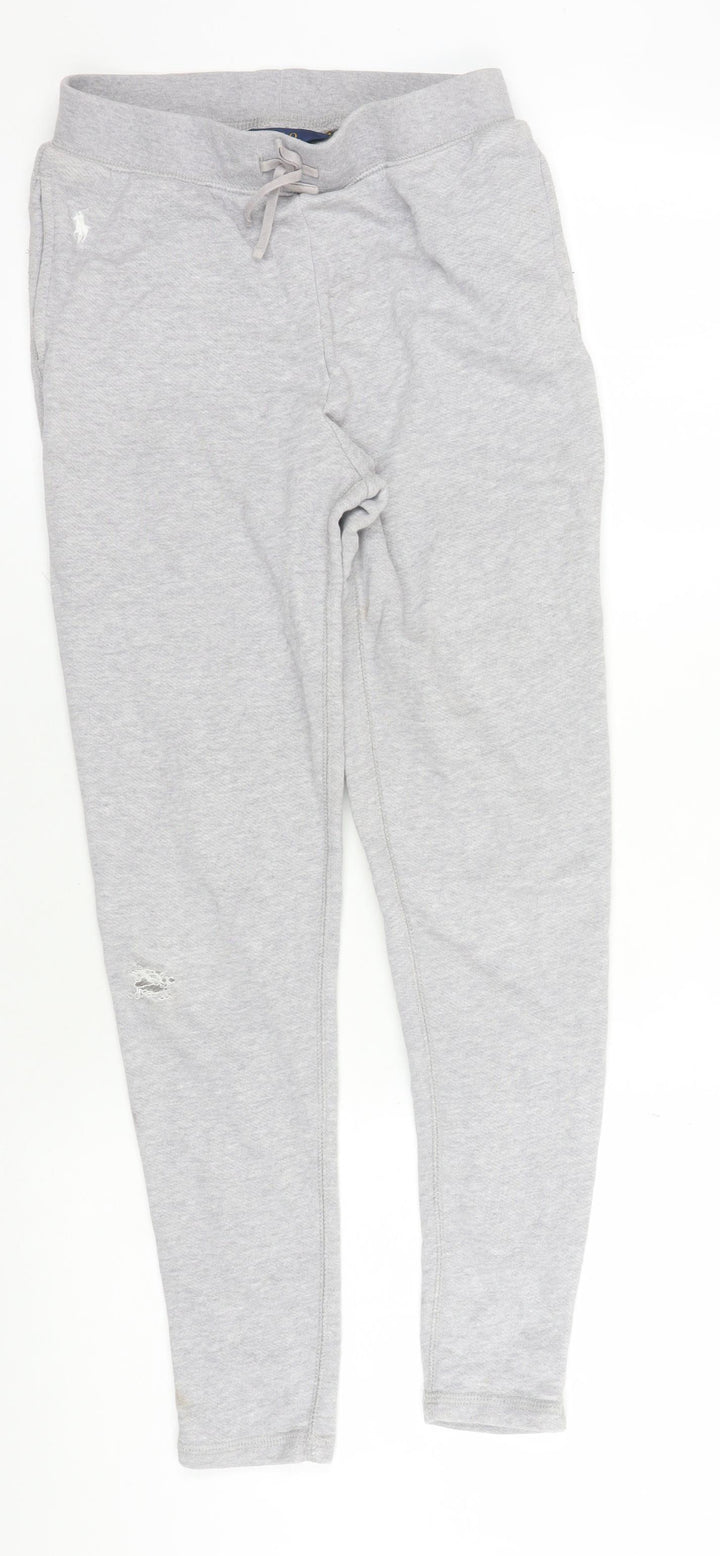 Ralph Lauren Girls Grey Jogger Trousers 12-14 Years