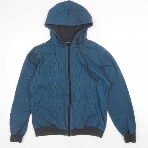 REVsport Men's Blue Geometric Track Jacket L
