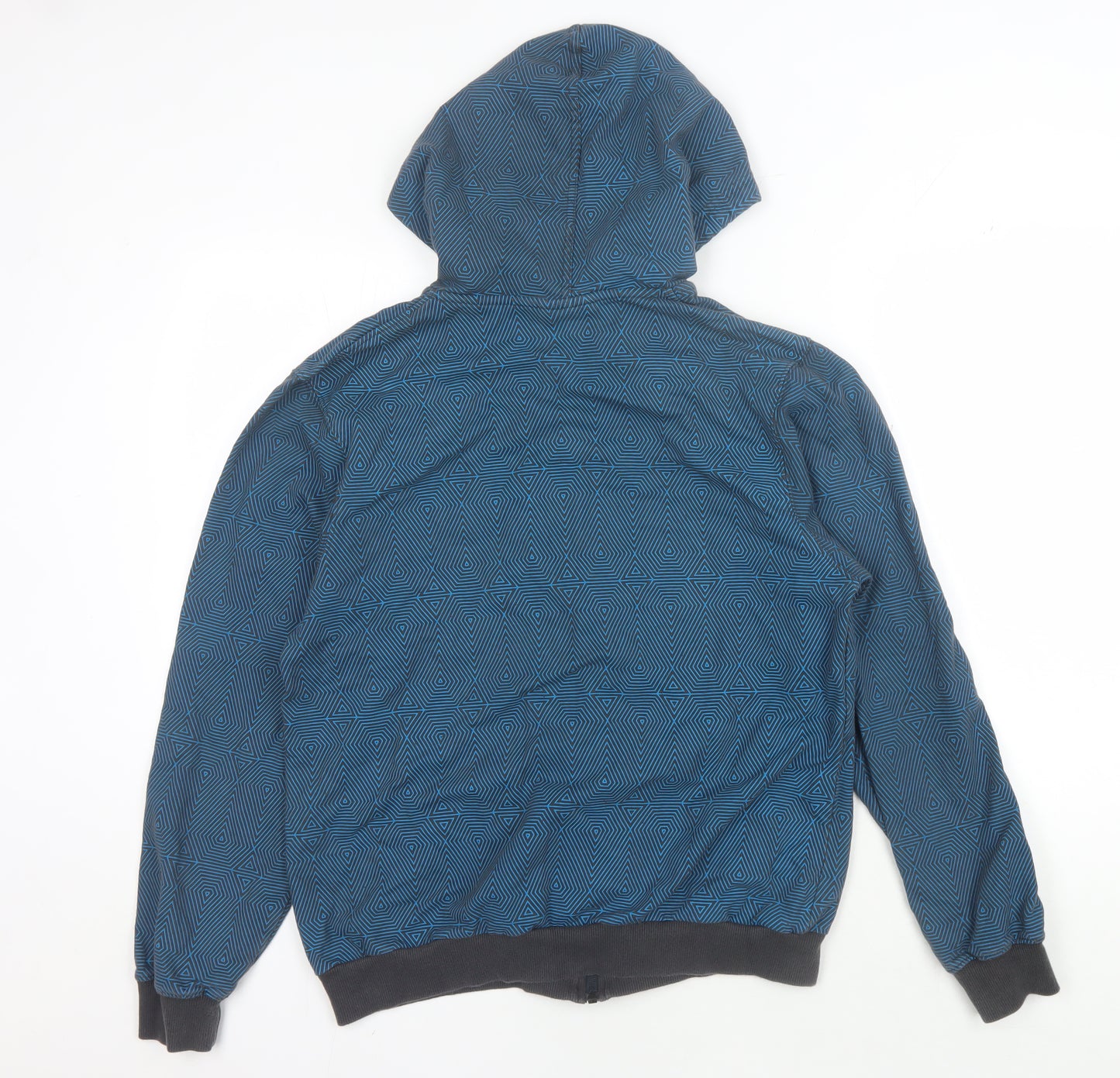 REVsport Men's Blue Geometric Track Jacket L