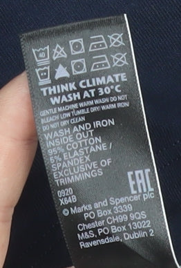 Marks and Spencer Women's Blue Gym T-Shirt Size 18