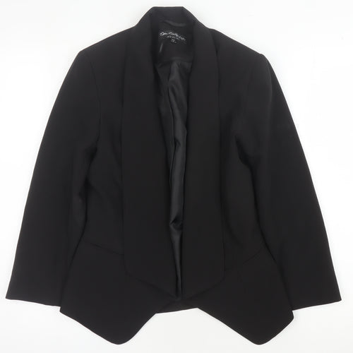 Miss Selfridge Women's Black Blazer Size 6 Woven