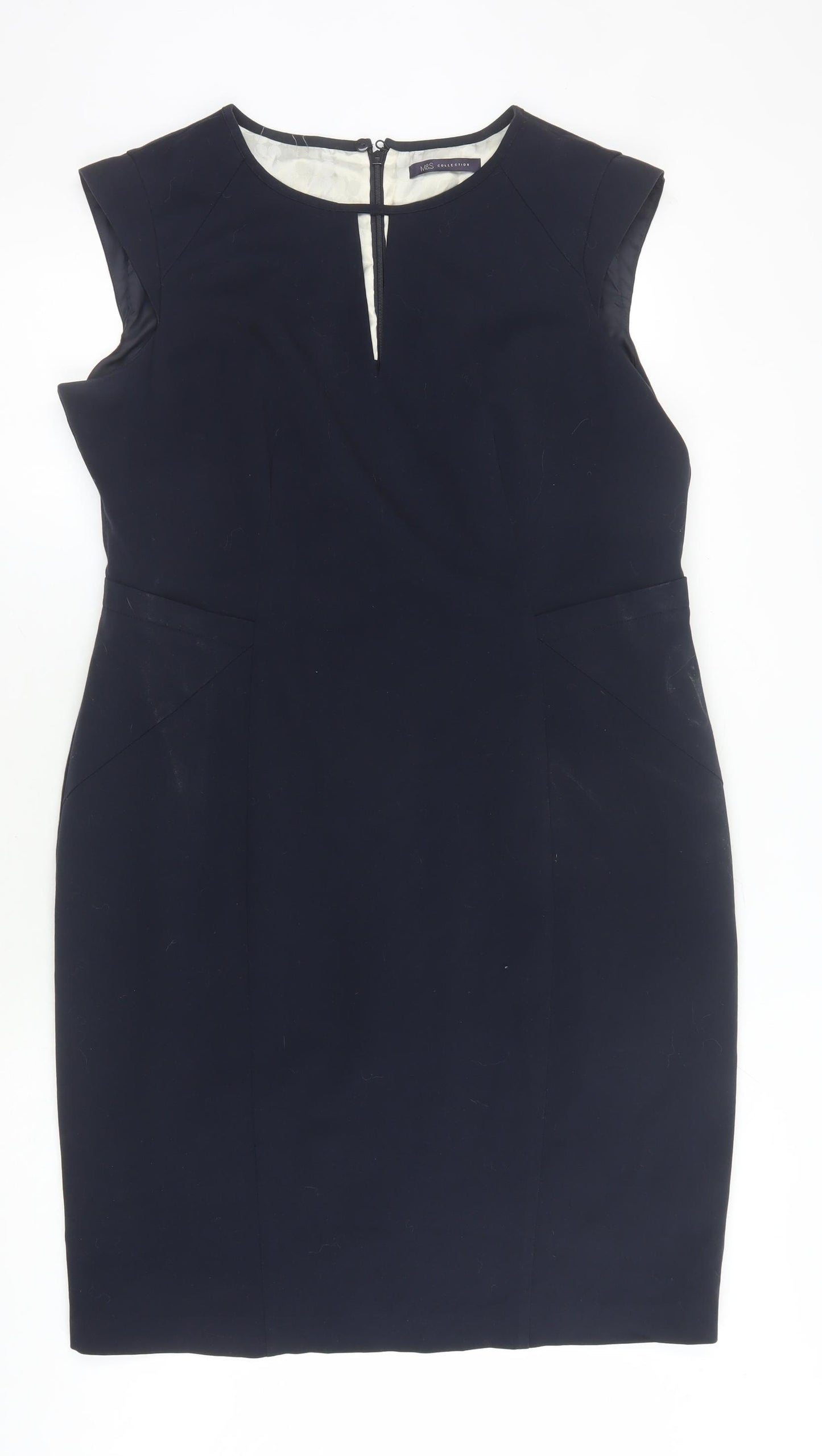 Marks and Spencer Women's Black Sheath Dress Size 18
