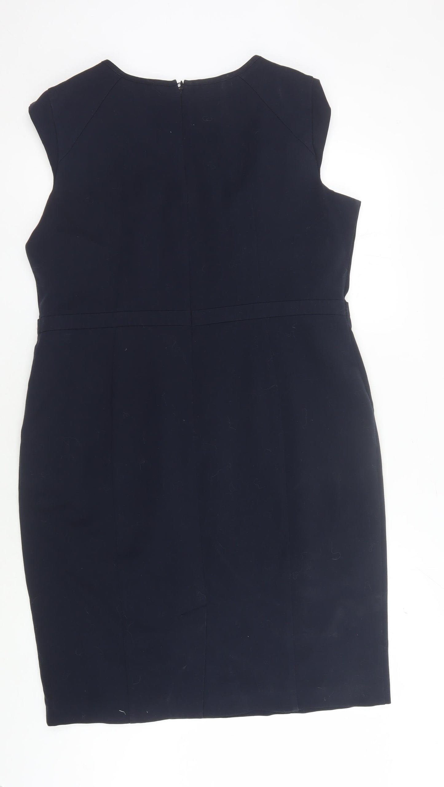 Marks and Spencer Women's Black Sheath Dress Size 18