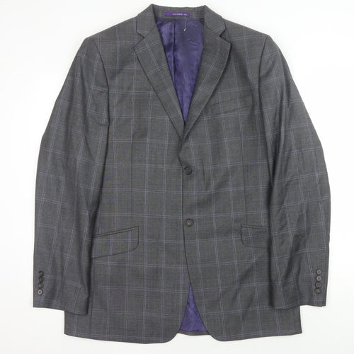 Ted Baker Men's Grey Check Blazer, 42L