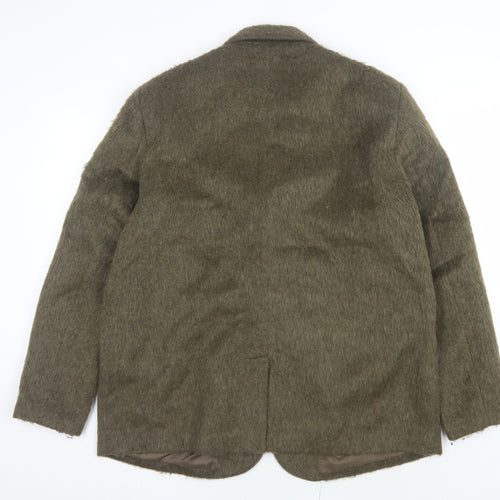Boohoo Women's Brown Blazer Size 12 Button Workwear