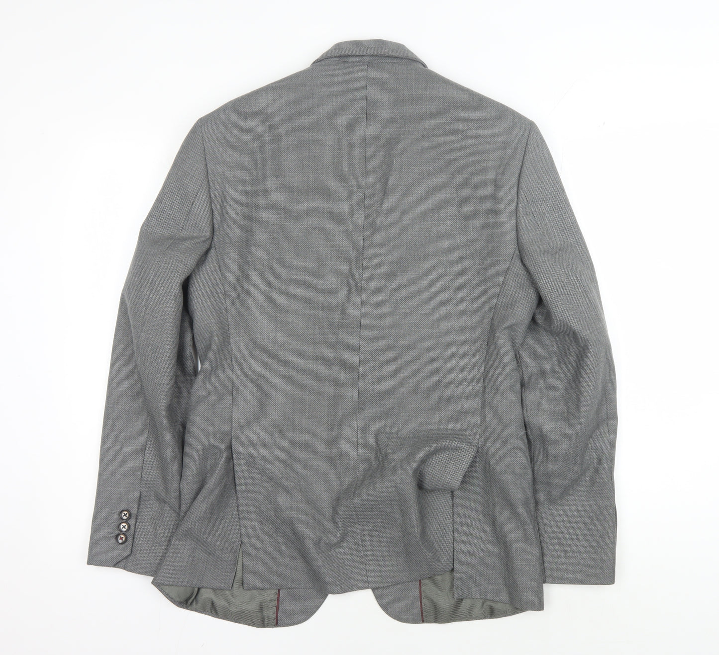 Louis Philippe Grey Suit Jacket Men's Slim Fit 38