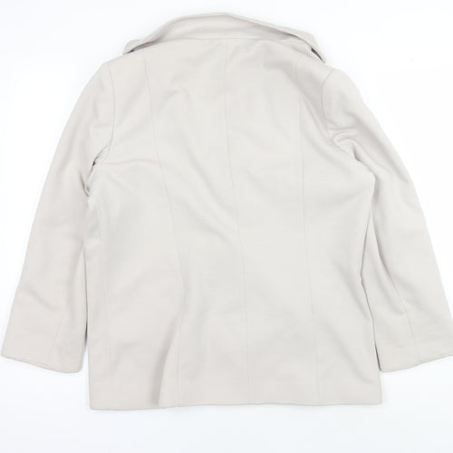 Wallis Women’s Beige Blazer Size 16, Classy Lined Jacket