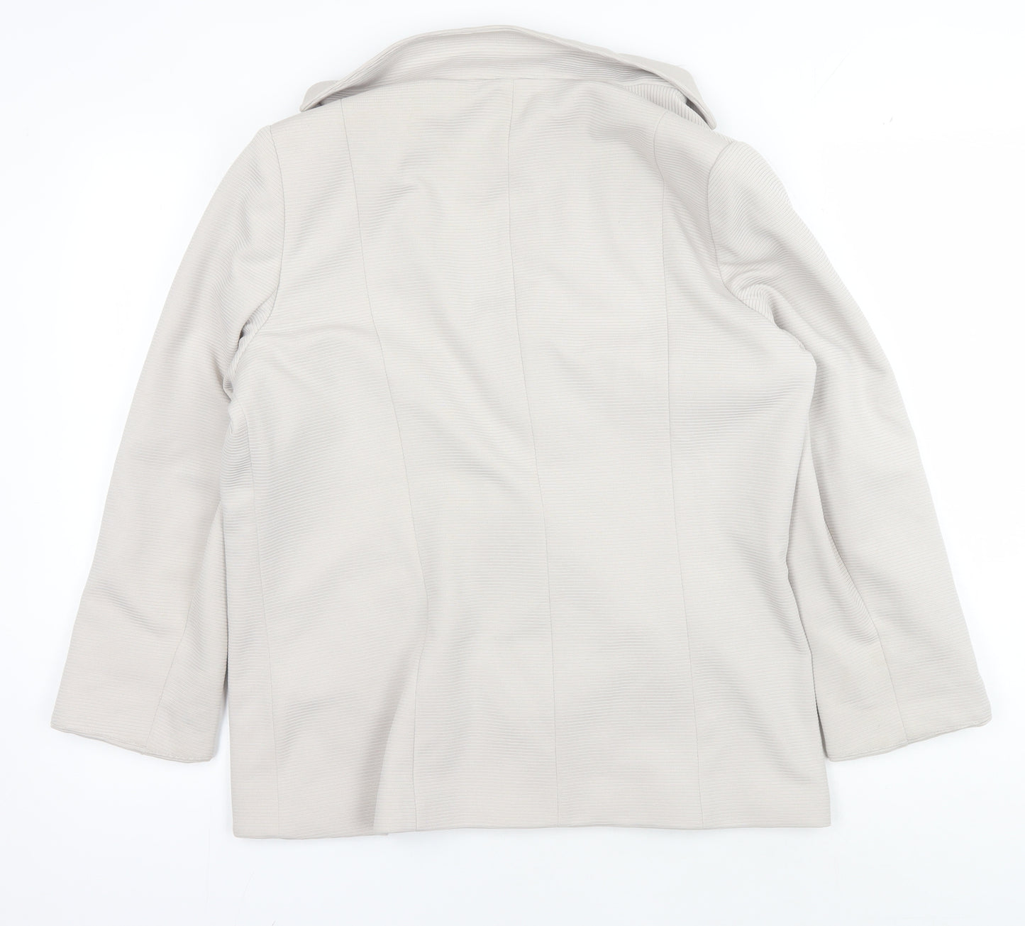 Wallis Women’s Beige Blazer Size 16, Classy Lined Jacket