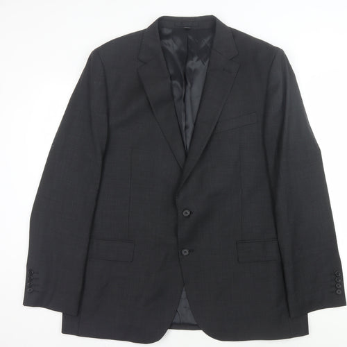 Marks and Spencer Men's Grey Suit Jacket 46R