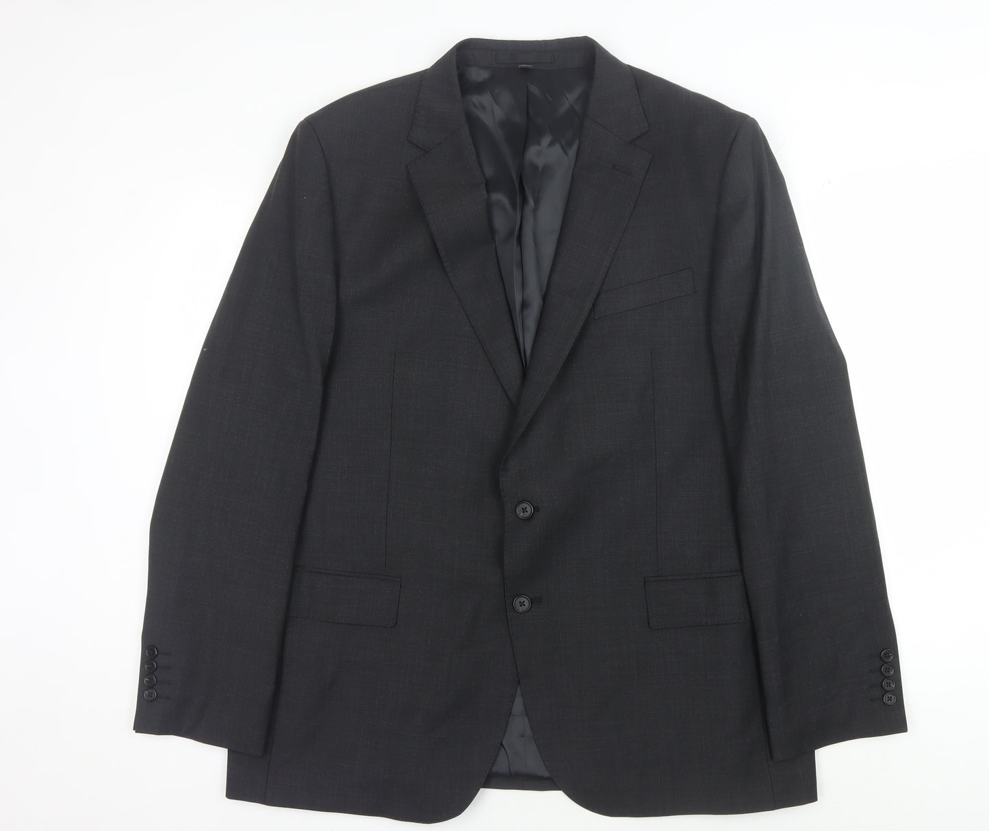 Marks and Spencer Men's Grey Suit Jacket 46R