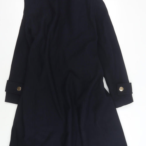 Dorothy Perkins Women's Black 14 Belted Coat