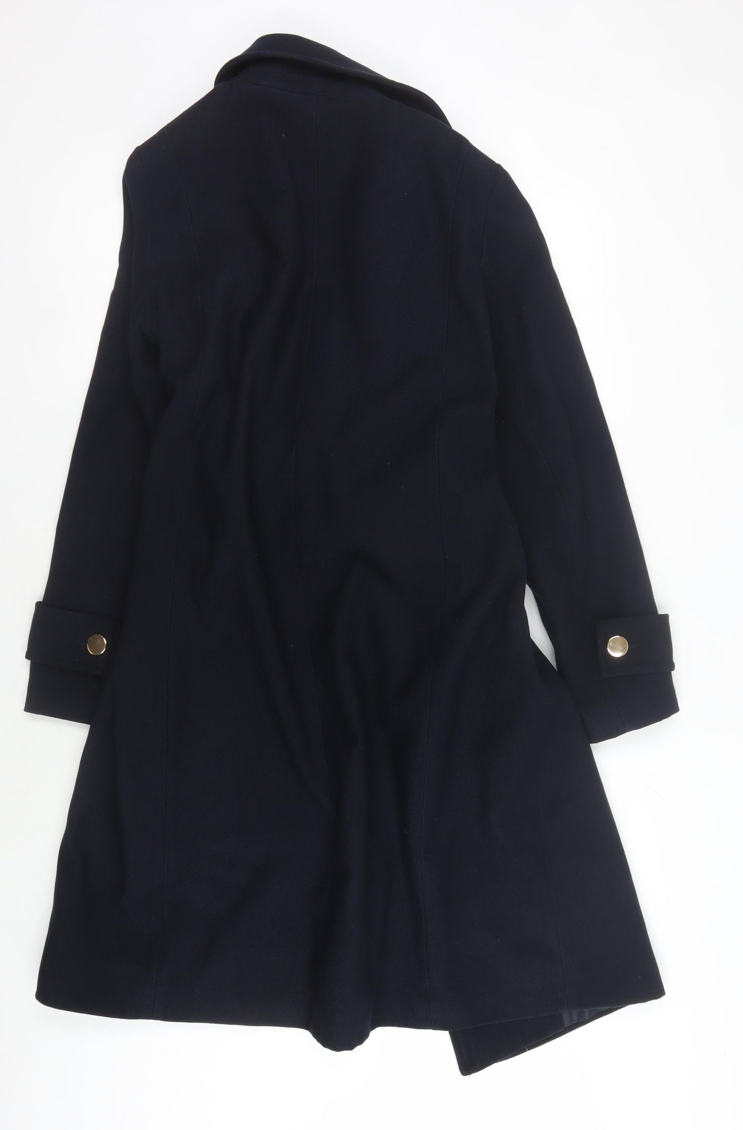 Dorothy Perkins Women's Black 14 Belted Coat