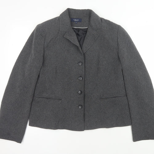 Debenhams Grey Blazer, Women, Size 16, Business Attire