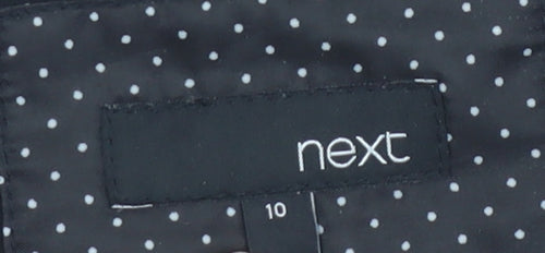 Next Women's Black Suit Waistcoat Size 10