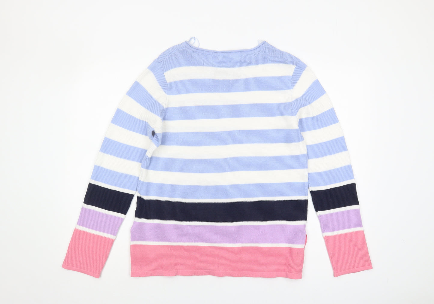 Isle Women's Multicoloured Striped Pullover Jumper S