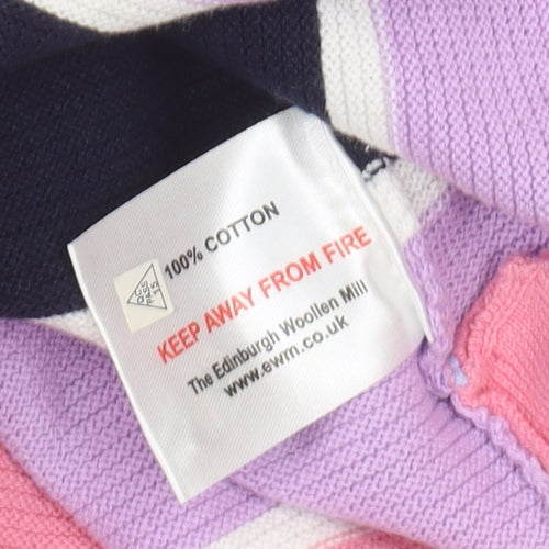 Isle Women's Multicoloured Striped Pullover Jumper S