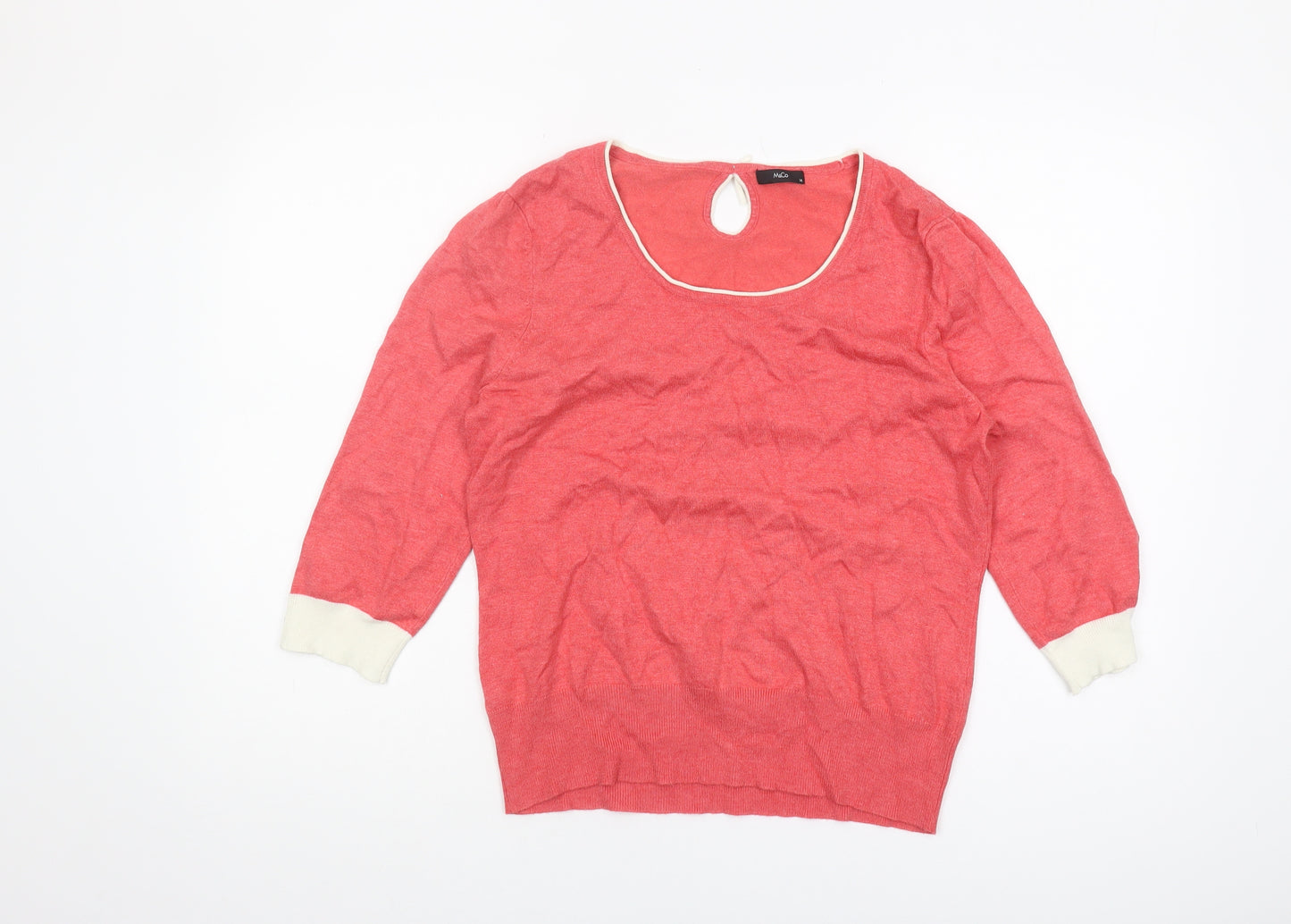 M&Co Women's Pink Pullover Jumper Size 14