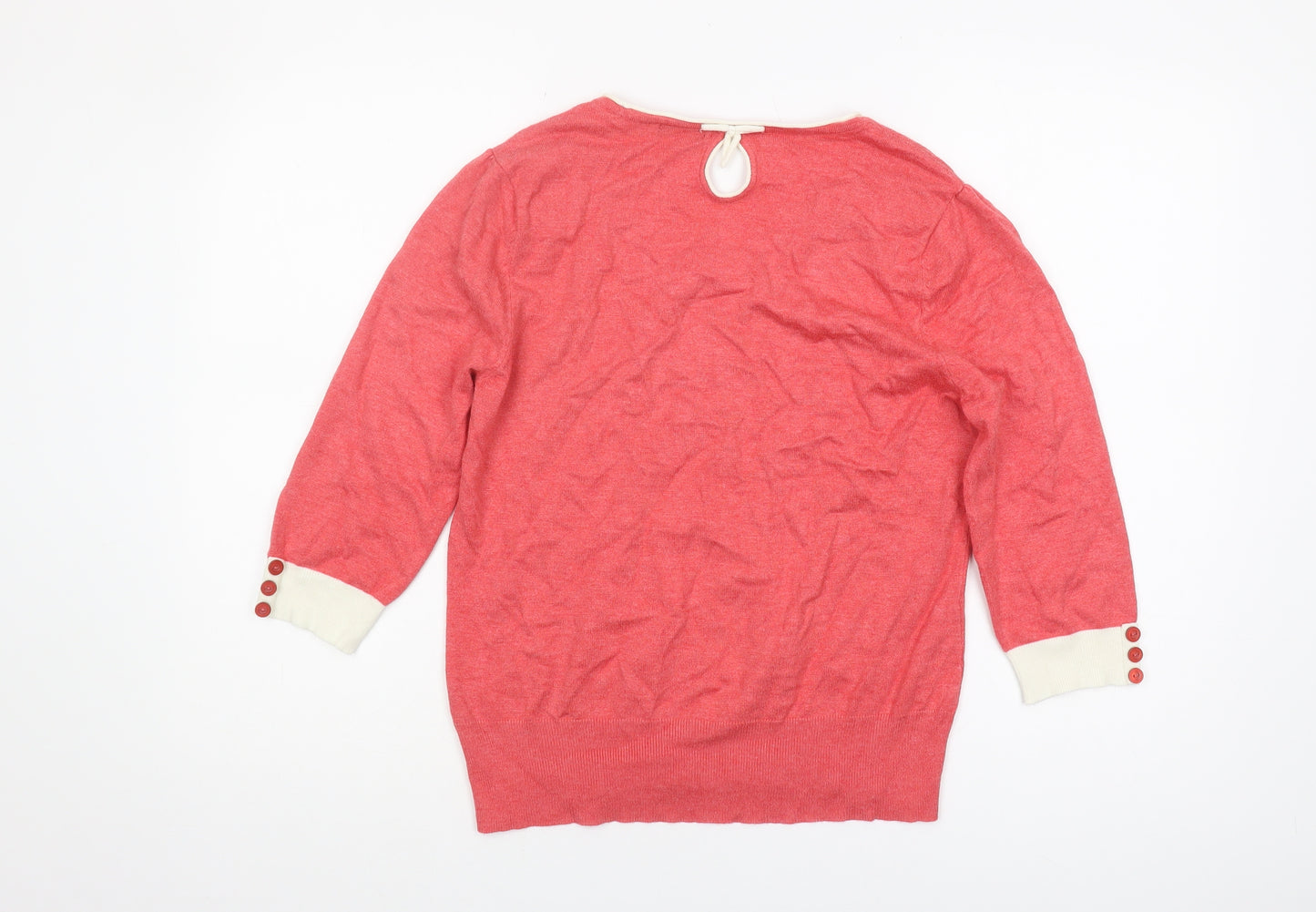 M&Co Women's Pink Pullover Jumper Size 14