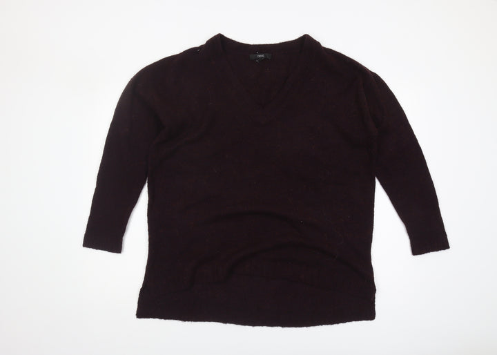 Next Women's Black V-Neck Pullover Jumper Size 14