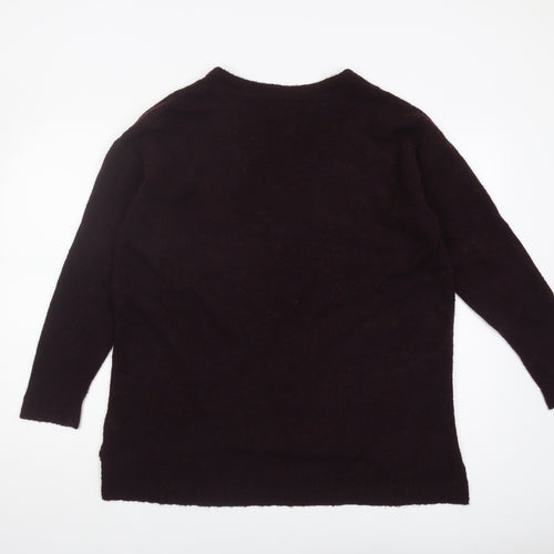 Next Women's Black V-Neck Pullover Jumper Size 14