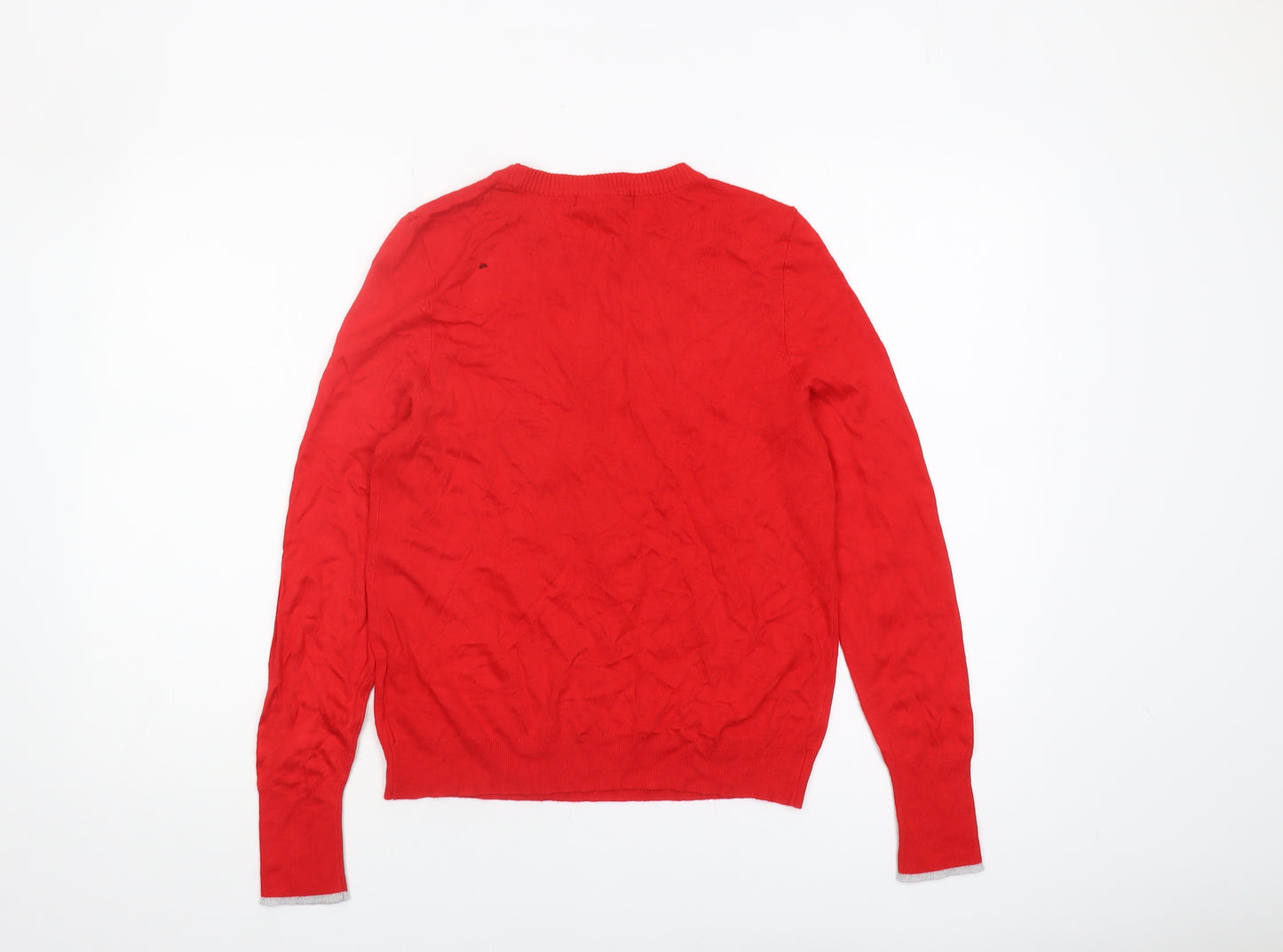 Marks and Spencer Women's Red Pullover Jumper Size 10