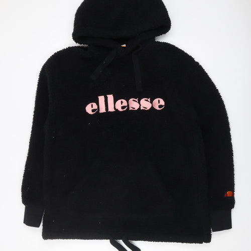 Ellesse Black Hooded Pullover Women's XS Hoodie