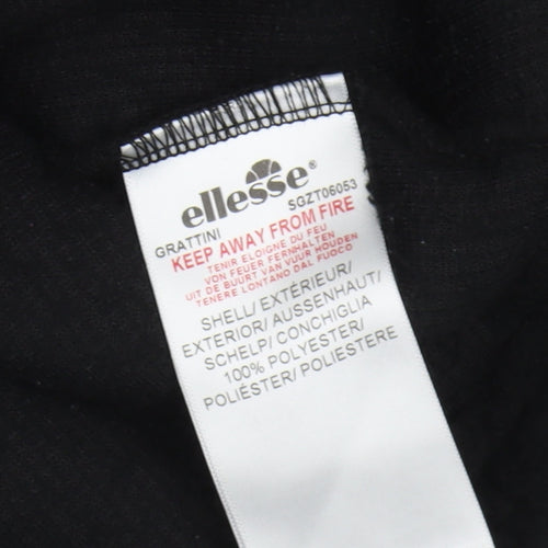 Ellesse Black Hooded Pullover Women's XS Hoodie