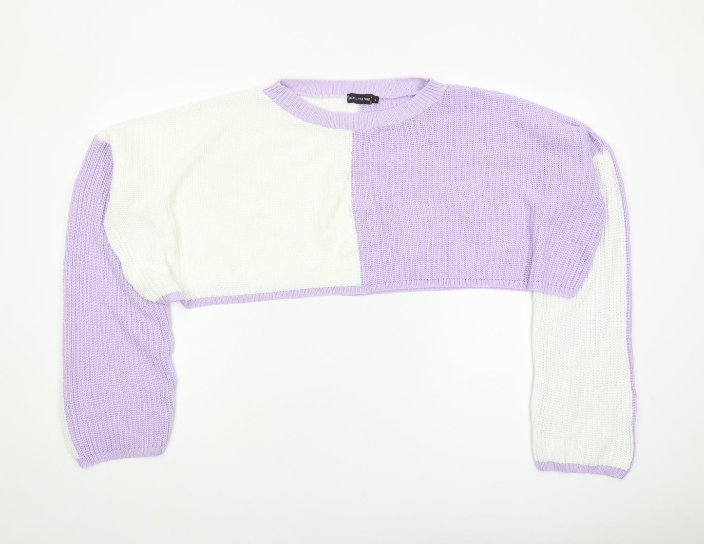 PrettyLittleThing Women's Multicoloured S Pullover Jumper