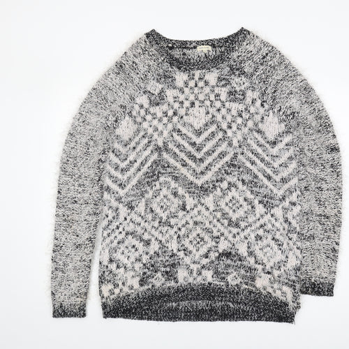 River Island Women's Multicoloured Geometric Jumper Size 14