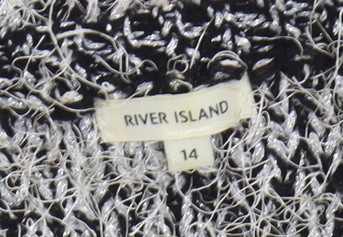 River Island Women's Multicoloured Geometric Jumper Size 14