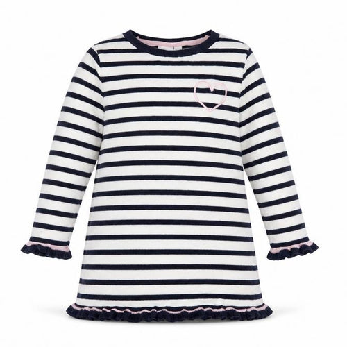 The Little White Company Girls Striped Pullover Jumper 4-5Y Multicoloured