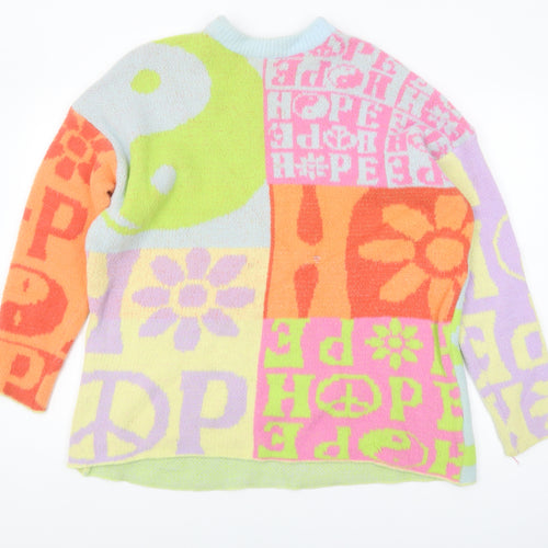 Urban Outfitters Women's Multicoloured Pullover Jumper, Size S