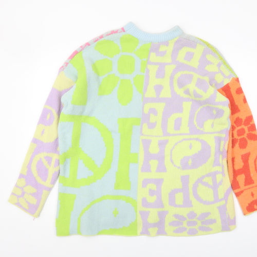 Urban Outfitters Women's Multicoloured Pullover Jumper, Size S