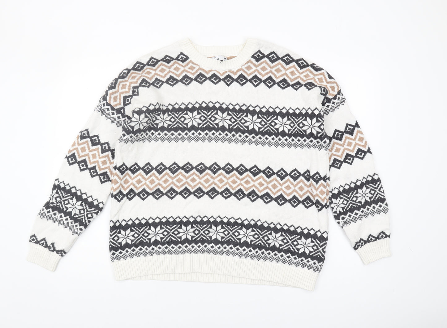 Hollister Men's Multicoloured Geometric Pullover M