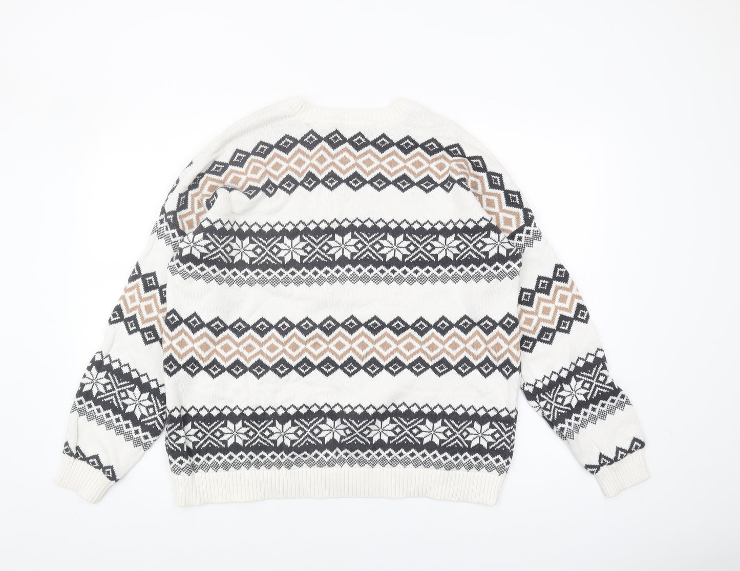 Hollister Men's Multicoloured Geometric Pullover M