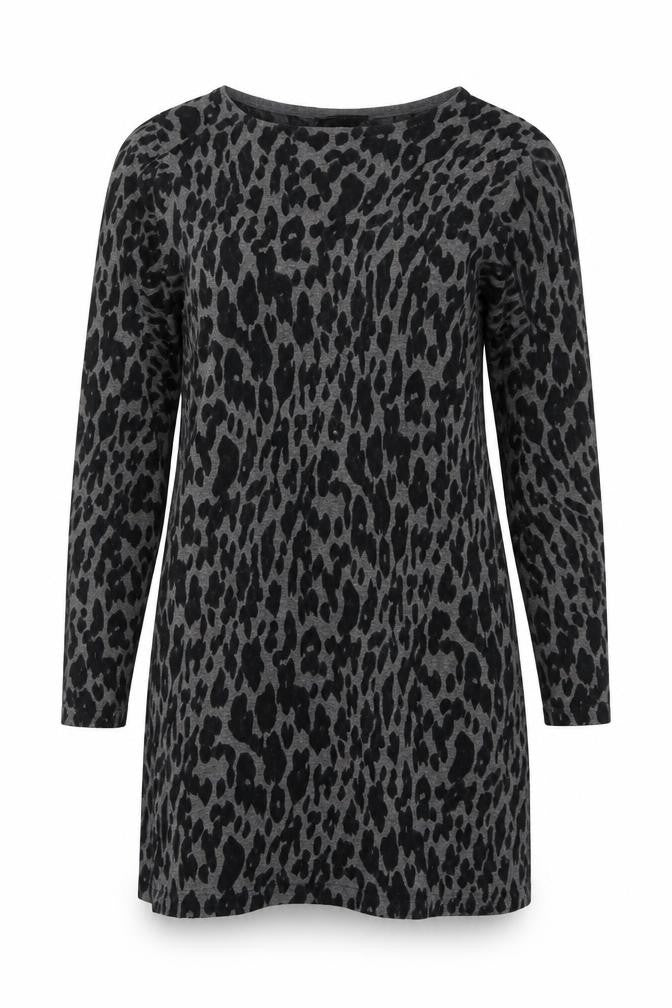 Front view of Oasis Women's Multicoloured Animal Print jumper M