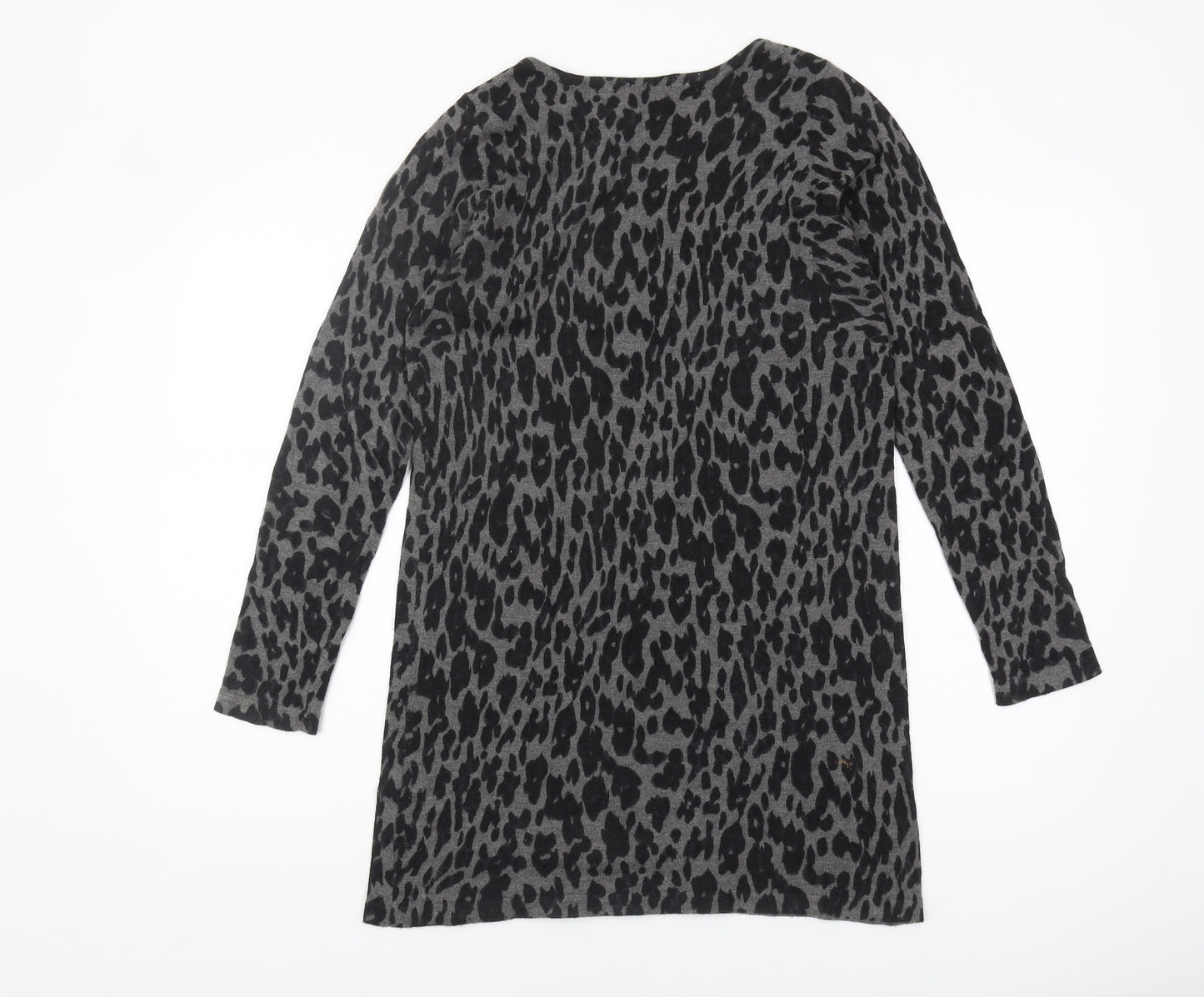 Oasis Women's Multicoloured Animal Print Pullover Jumper M