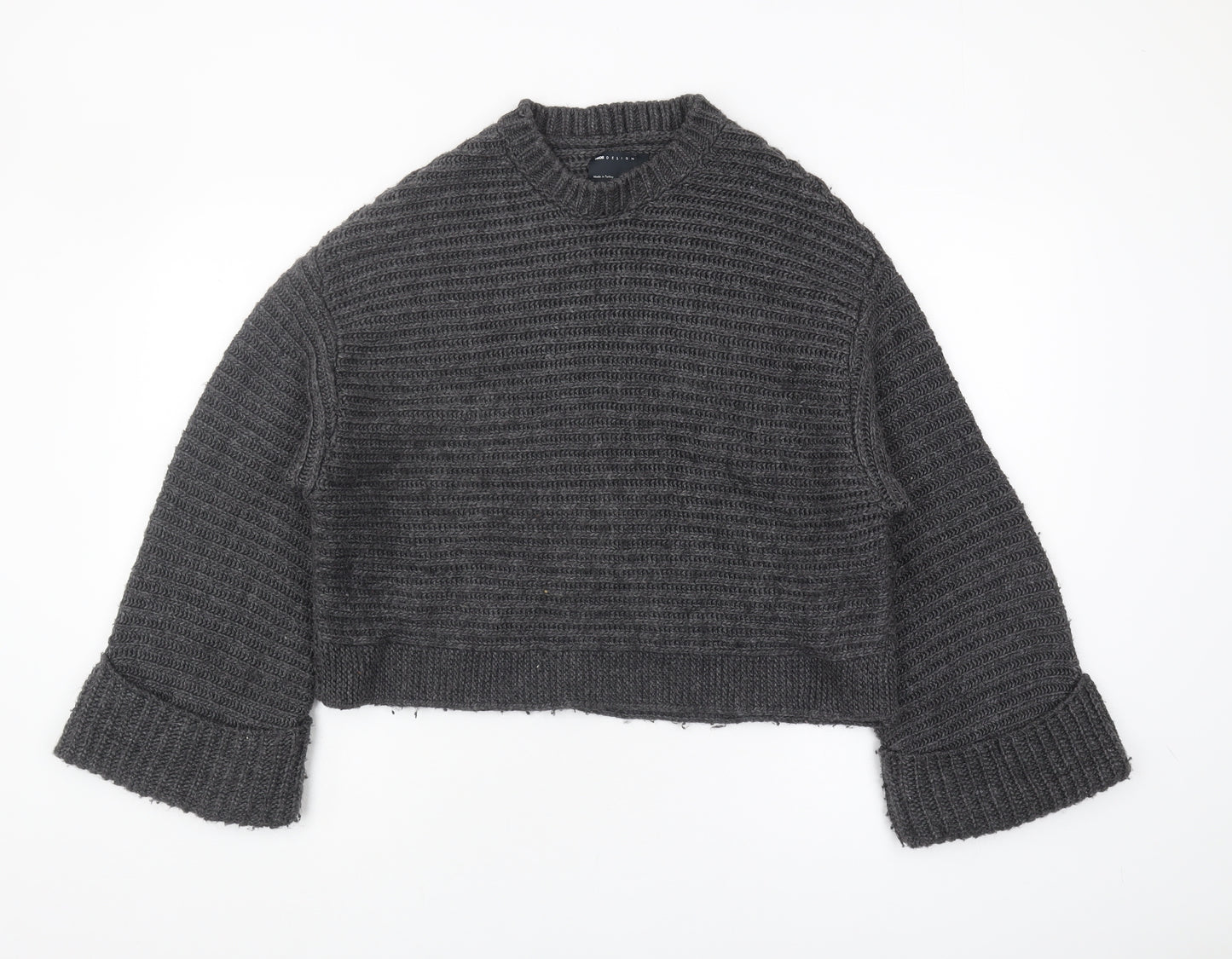 ASOS Design Women's Black Chunky Knit Pullover Jumper - S