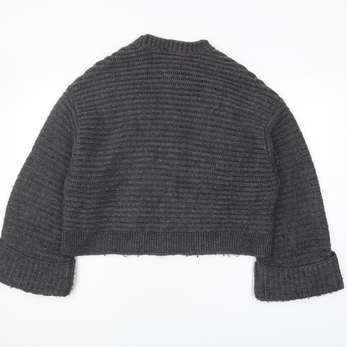 ASOS Design Women's Black Chunky Knit Pullover Jumper - S