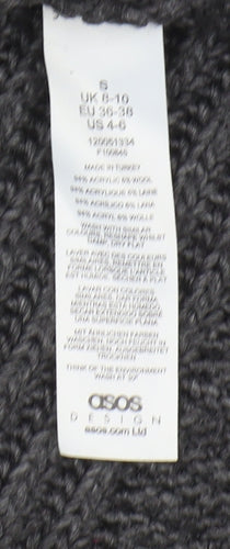 ASOS Design Women's Black Chunky Knit Pullover Jumper - S