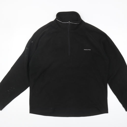 Craghoppers Men’s Black Medium Fleece Sweatshirt