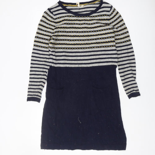 White Stuff Women's Multicoloured Striped Pullover Jumper