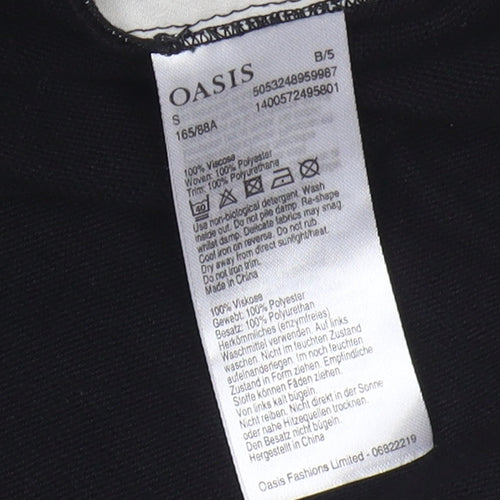 Oasis Women's Black Geometric Aztec Cardigan S