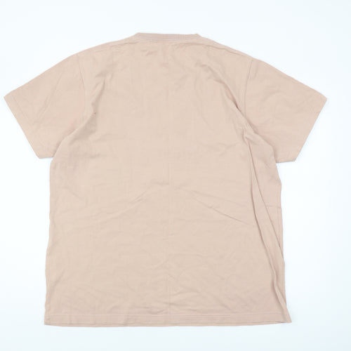 Uniqlo Disney Beige XL Men's T-Shirt - Mickey Mouse Crew Neck