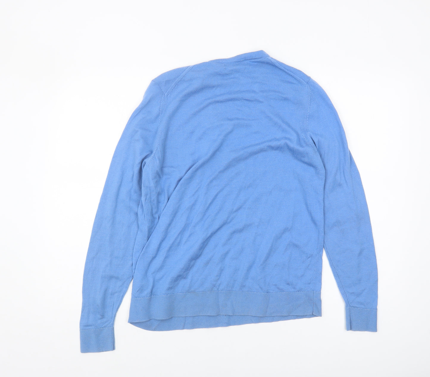 Marks and Spencer Women’s Blue Merino Wool Pullover Jumper, Size 20